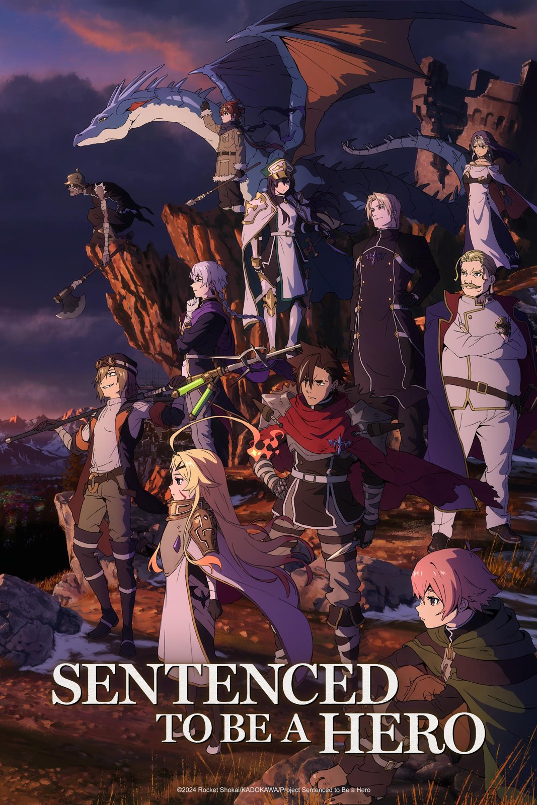 Sentenced to Be a Hero official key visual