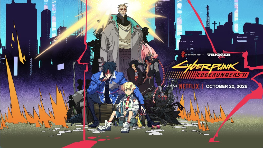 Official Cyberpunk: Edgerunners 2 key art from Netflix