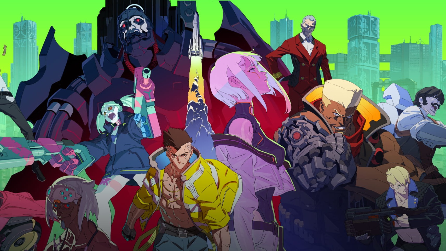 Cyberpunk: Edgerunners season 1 key art